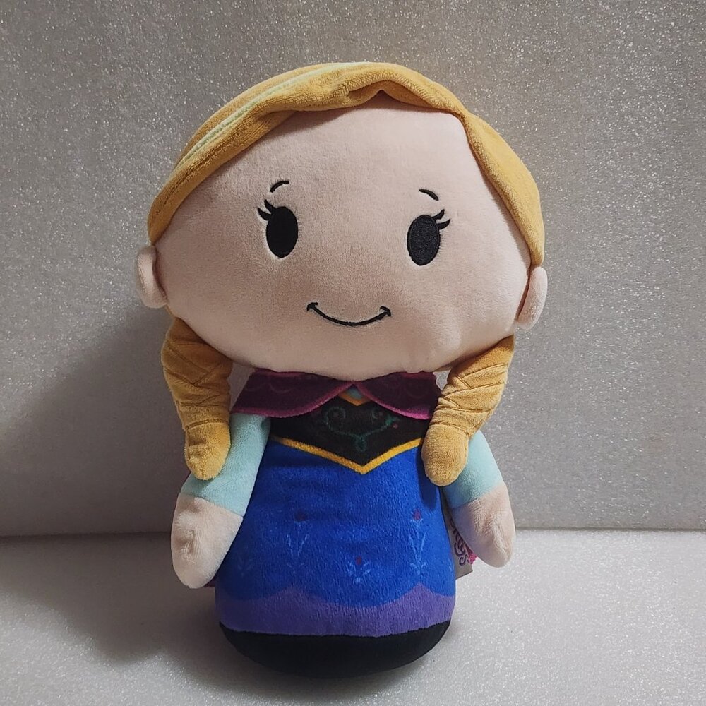 Hallmark Disney Princess Anna Frozen Itty Bittys Biggys Large 11" Plush Bean Bag